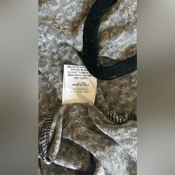 Made In Italy Animal Print Midi Dress Tunic - Picture 12 of 12